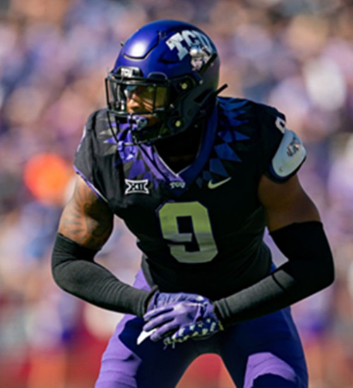 TCU Horned Frogs #9 Jeremy Payne Black College Football Game Jersey