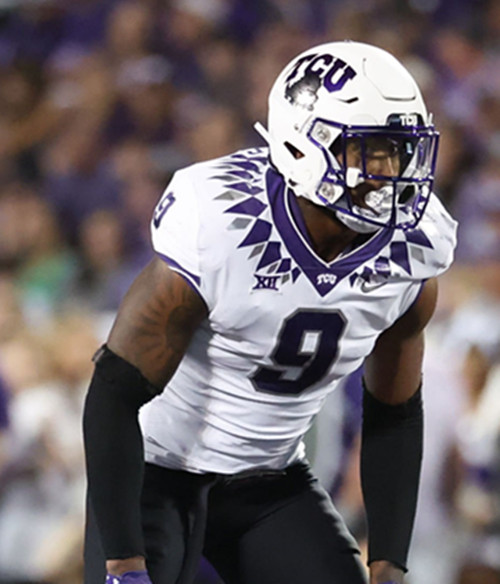 TCU Horned Frogs #9 Jeremy Payne White College Football Game Jersey