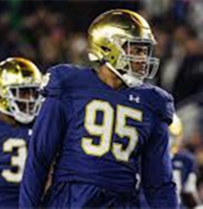 Notre Dame Fighting Irish #95 Bryce Young 2025 Navy College Football Game Jersey