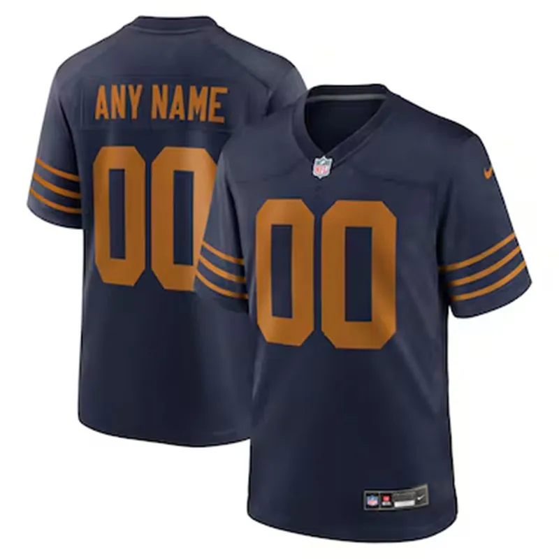 Green Bay Packers Custom Nike Navy The 1923 Classic Game Jersey