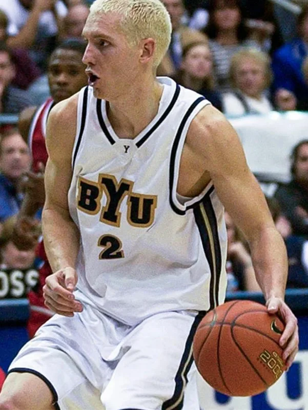 BYU Cougars Custom White Basketball Retro Jersey