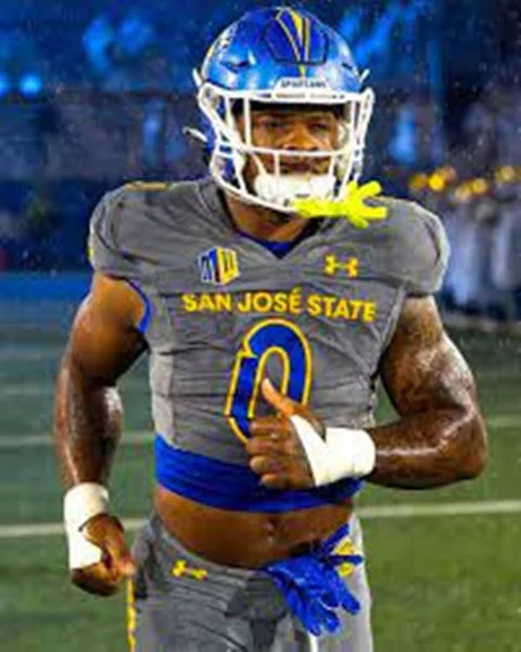 San Jose State Spartans #0 Floyd Chalk IV 2025 Gray Football Game Jersey