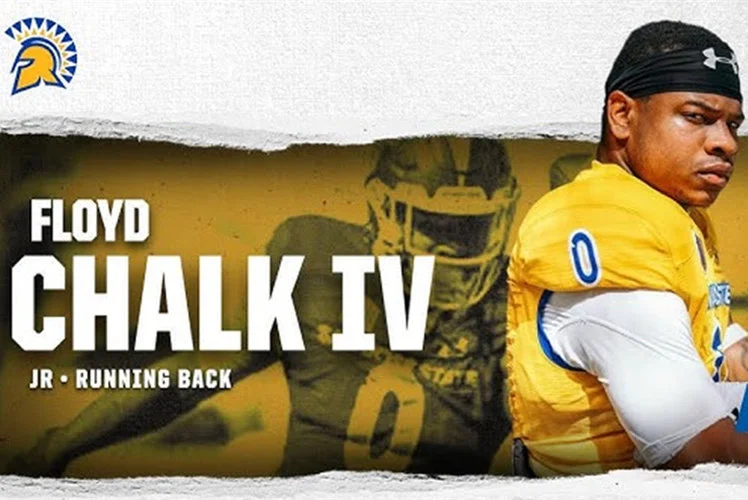 San Jose State Spartans #0 Floyd Chalk IV 2025 Gold Football Game Jersey