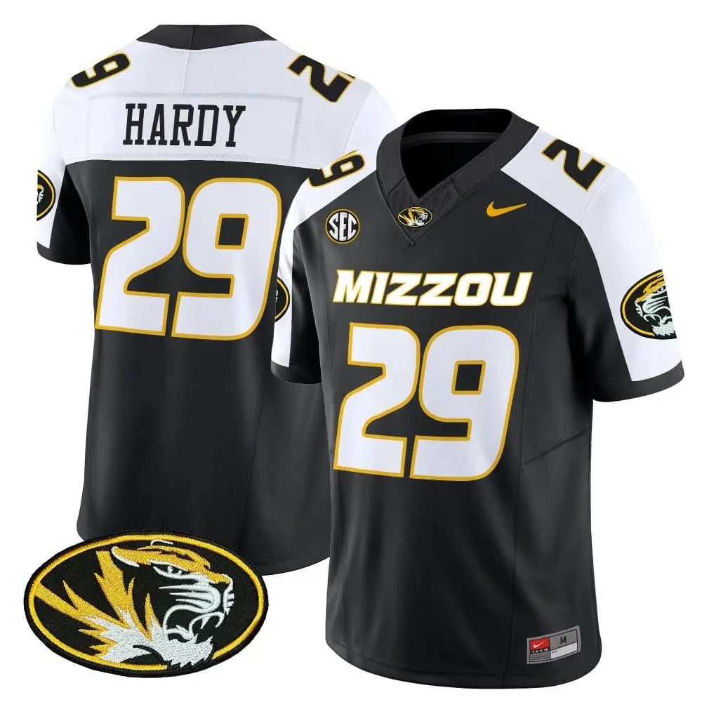 Missouri Tigers #29 Ahmad Hardy Black White Football Gratitude F.U.S.E. Limited Jersey