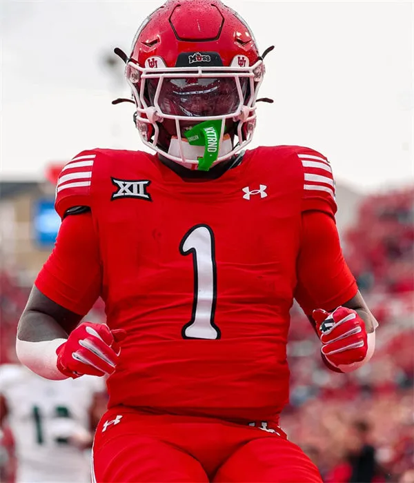 Utah Utes #1 Wayshawn Parker 2025 XII Red Retro College Football Throwback Jersey