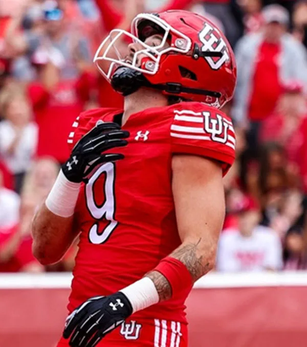 Utah Utes #9 Ryan Davis 2025 XII Red Retro College Football Throwback Jersey