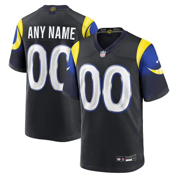 Los Angeles Rams Custom Midnight Blue 2025 Rivalries Collection Limited Jersey