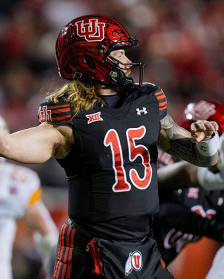 Utah Utes #15 Byrd Ficklin 2025 XII Black Retro College Football Throwback Jersey