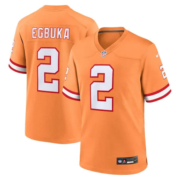 Youth Tampa Bay Buccaneers #2 Emeka Egbuka Nike Orange Retro Vapor F.U.S.E. Limited Jersey
