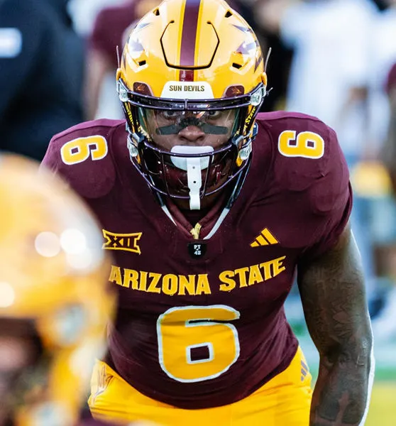Arizona State Sun Devils #6 Kanye Udoh 2025 XII Maroon Football Game Jersey