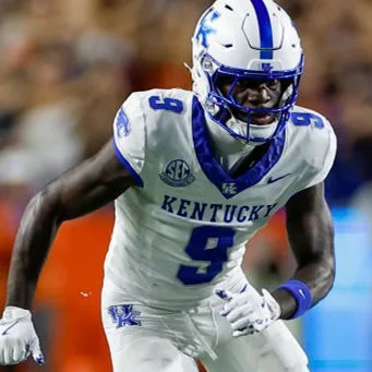 Kentucky Wildcats #9 Jamori Maclin 2025 White Football Game Jersey