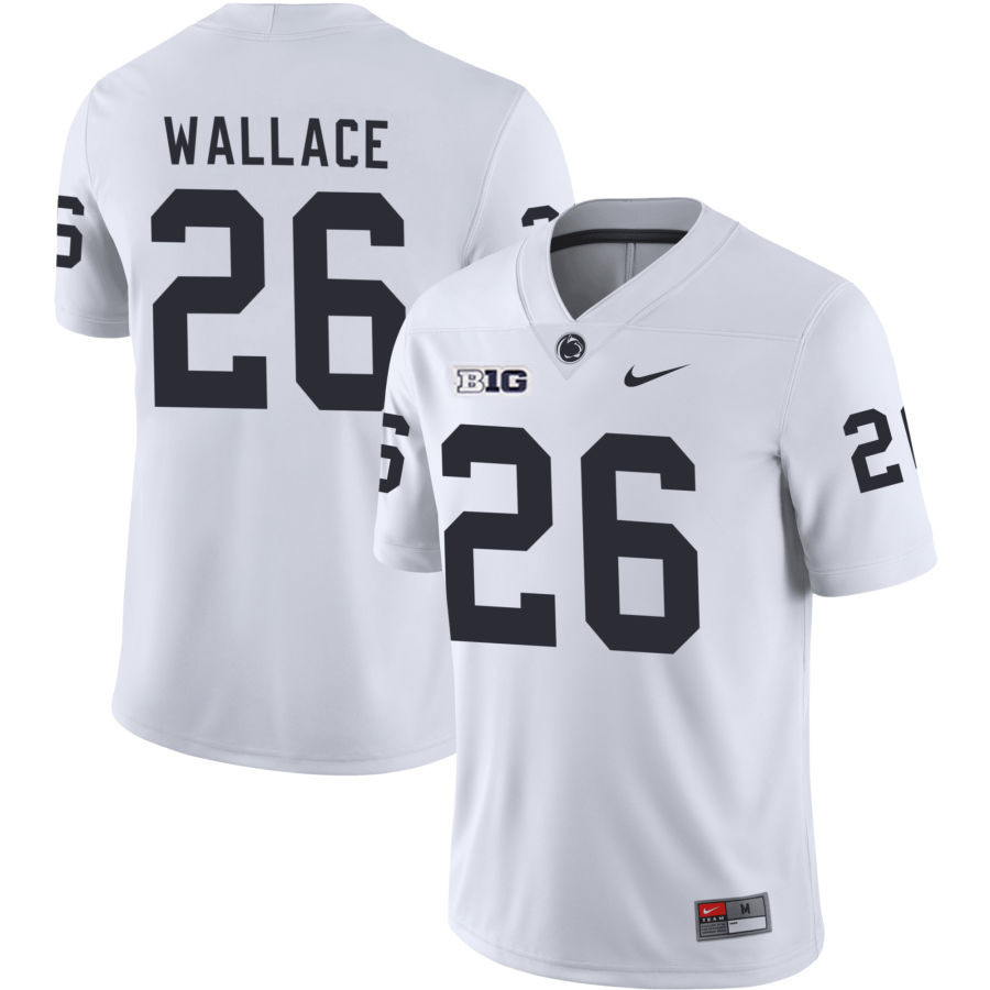 Penn State Nittany Lions #26 Cam Wallace White With Name F.U.S.E. Limited College Football Game Jersey