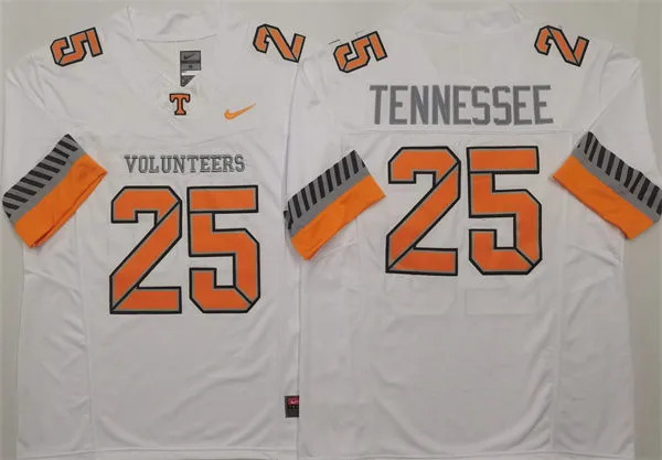 Tennessee Volunteers Custom 2025 VOLUNTEER SPIRIT White Alternate Football Limited Jersey