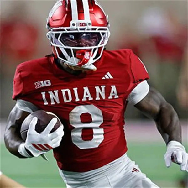Indiana Hoosiers #8 Kaelon Black Crimson Indiana Football Game Jersey