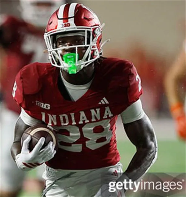 Indiana Hoosiers #28 Khobie Martin Crimson Indiana Football Game Jersey