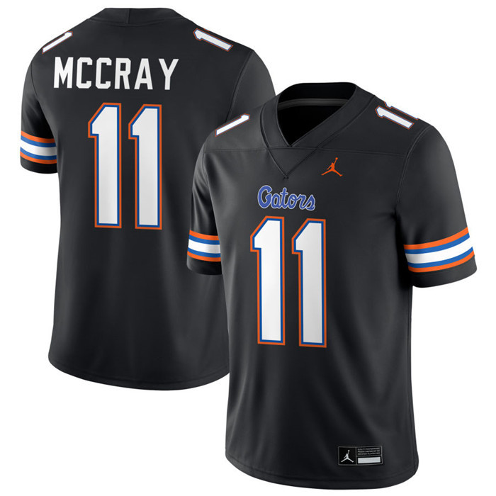 Florida Gators #11 LJ McCray Black 2025 Football Game Jersey