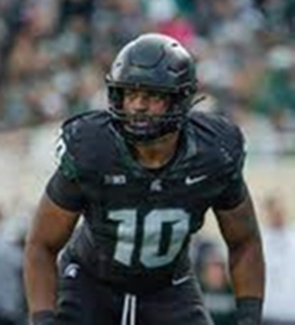 Michigan State Spartans #10 Wayne Matthews III  2025 Black Football Game Jersey