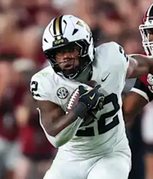 Vanderbilt Commodores #22 Makhilyn Young White Black Football Jersey