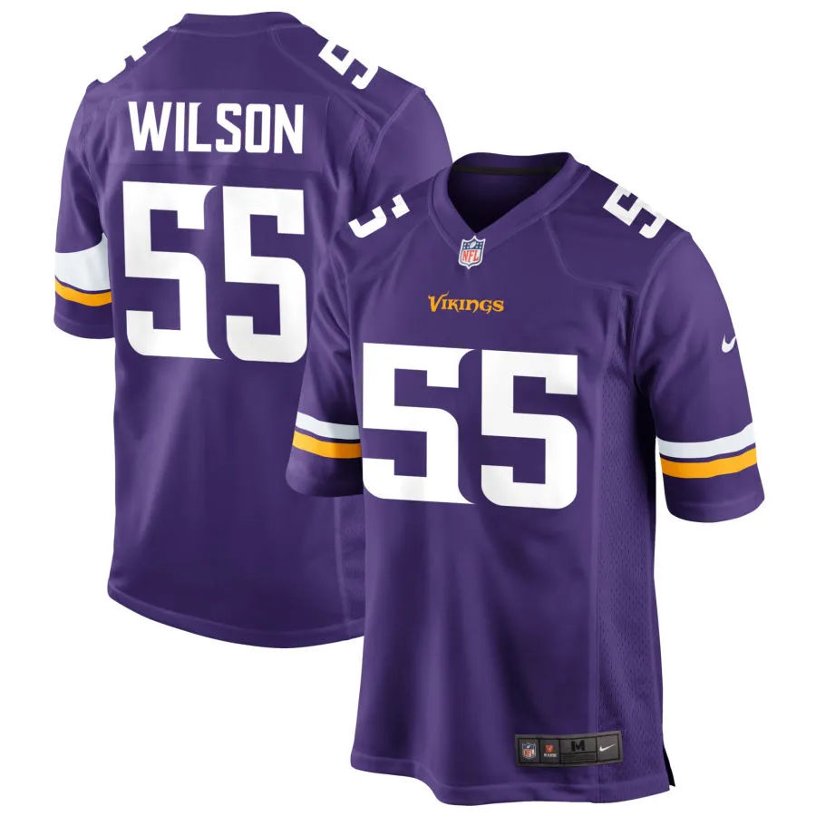 Men's Minnesota Vikings #55 Eric Wilson Nike Purple F.U.S.E. Vapor Limited Jersey