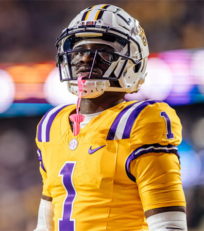 LSU Tigers #1 Ashton Stamps  Gold F.U.S.E. Limited College Football Game Jersey