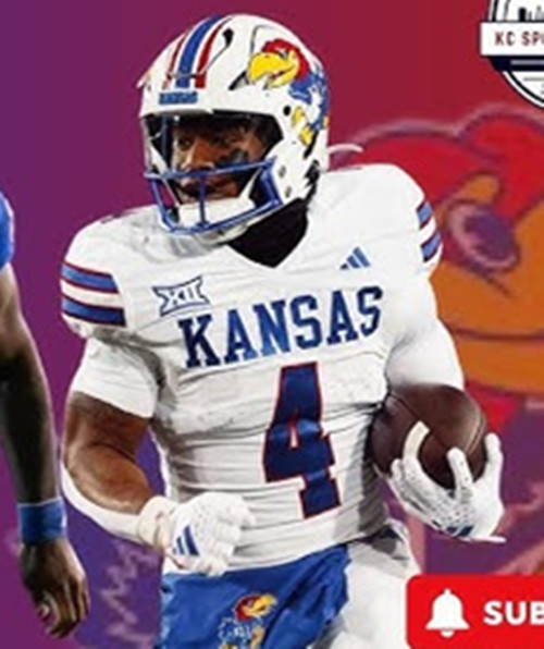 Kansas Jayhawks 4 Leshon Williams  Adidas 2025 White  Football Game Jersey