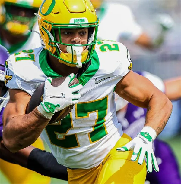 Oregon Ducks #27 JAYDEN LIMAR White Retro College Football Game Jersey