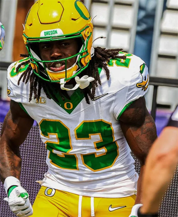 Oregon Ducks #23 DIERRE HILL JR White Retro College Football Game Jersey