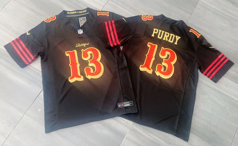 Mens San Francisco 49ers #13 Brock Purdy Black Rivalry Collection F.U.S.E. Limited Jersey
