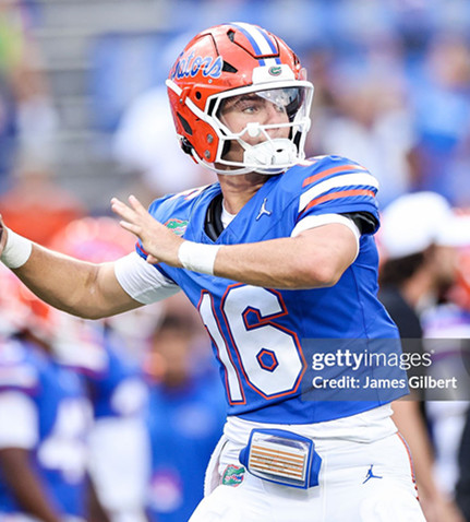 Florida Gators #16 Aidan Warner Royal 2025 Football Game Jersey