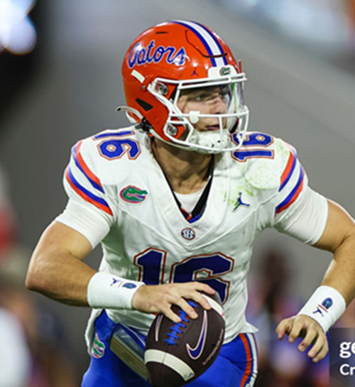 Florida Gators #16 Aidan Warner White 2025 Football Game Jersey