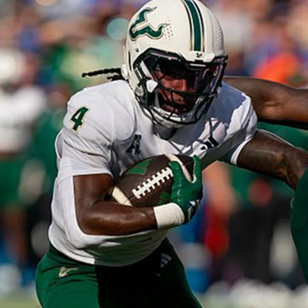 South Florida Bulls #4 Sam Franklin 2025 White Football Game Jersey