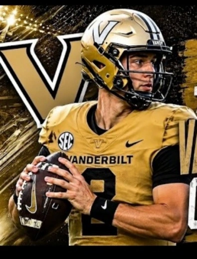Vanderbilt Commodores Custom 2026 Gold Black Football Game Jersey
