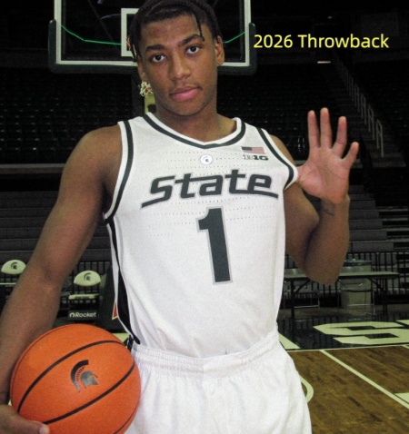Michigan State Spartans Custom Nike 2026 Throwback Basketball Game Jersey