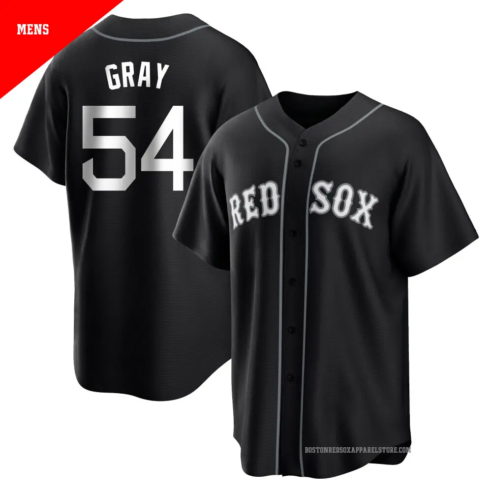 Men's Boston Red Sox #54 Sonny Gray Nike Black Fashion Limited Jersey