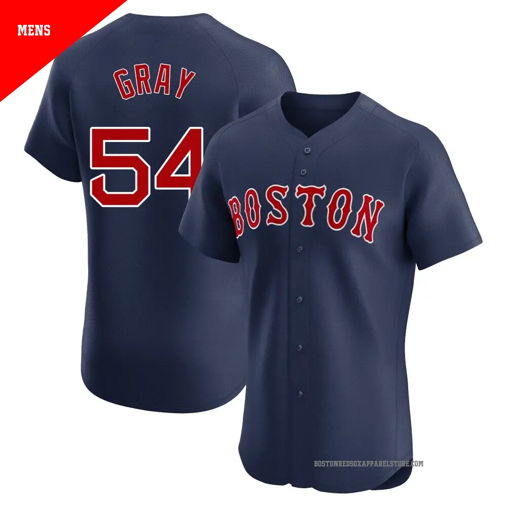 Men's Boston Red Sox #54 Sonny Gray Nike Navy Alternate Limted Player Jersey