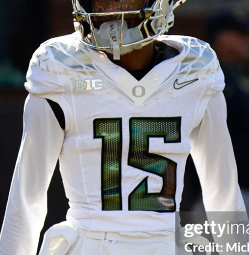 Oregon Ducks #15 Dylan Raiola 2026 White Alternate Game Football Jersey