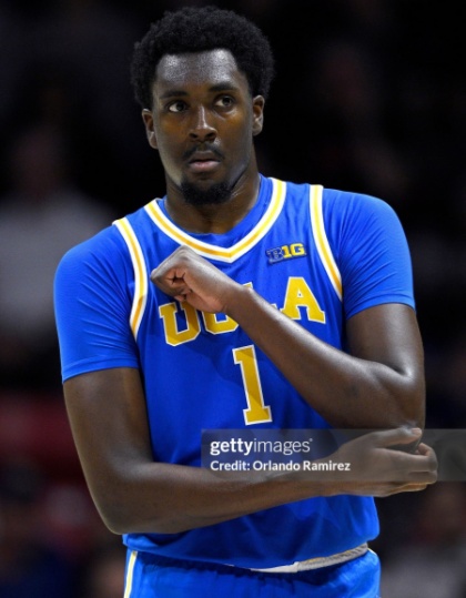 UCLA Bruins #1 Xavier Booker  2025 BIG Royal College Basketball Game Jersey