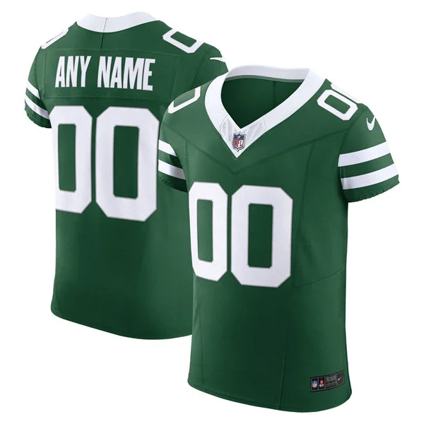 New York Jets Custom Nike Green Vapor Legacy F.U.S.E. Limited Jersey(