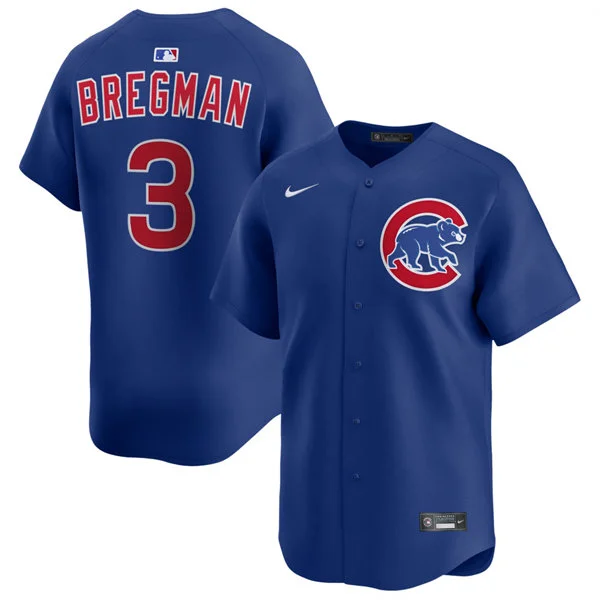 Youth Chicago Cubs #3 Alex Bregman Nike Royal Alternate Limited Jersey