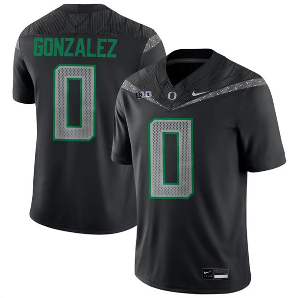 Oregon Ducks #0 Christian Gonzalez 2026 Black GENERATION O FLY ERA Football F.U.S.E. Limmited Jersey