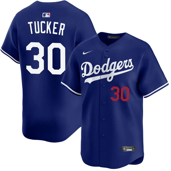 Mens Los Angeles Dodgers #30 Kyle Tucker Nike Royal Alternate Limited Jersey