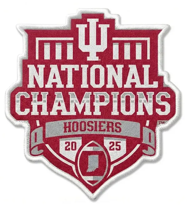 Embroidered 2025-2026 Indiana Hoosiers National Champions Football Patch