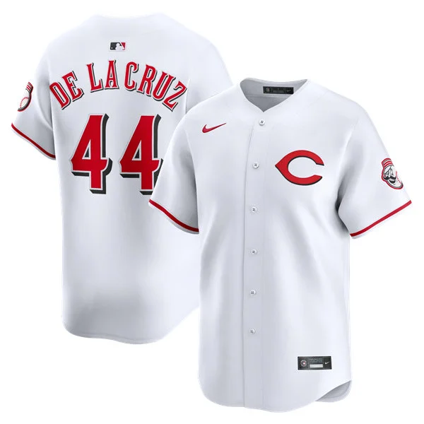 Men's Cincinnati Reds #44 Elly De La Cruz Nike Alternate 2 Limited Player Jersey - White
