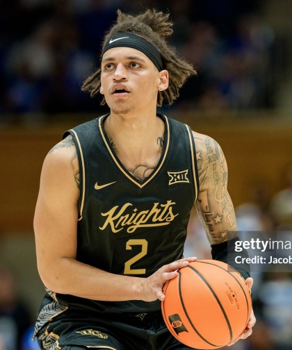 UCF Knights Custom Nike 2026 Black  College Basketball Game Jersey