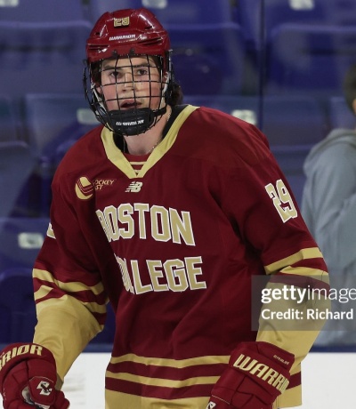 Boston College Eagles #29 Dean Letourneau Maroon  College Hockey Game Jersey