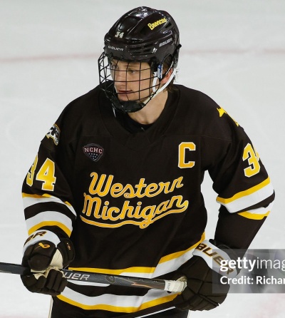 Western Michigan Broncos Custom 2026 Brown College Hockey Game Jersey