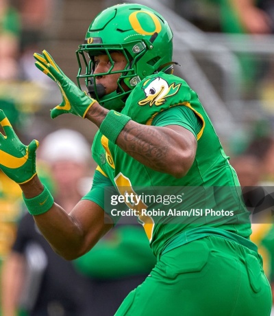 Oregon Ducks #9 Jamari Johnson  F.U.S.E. Limmited 2025 GANG GREEN Retro Football Game Jersey