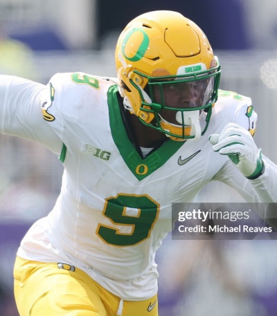 Oregon Ducks #9 Jamari Johnson F.U.S.E.Limmited 2025 White MIGHTY OREGON Football Game Jersey