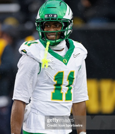 Oregon Ducks #11 Jeremiah McClellan  F.U.S.E.Limmited 2025 White MIGHTY OREGON Football Game Jersey