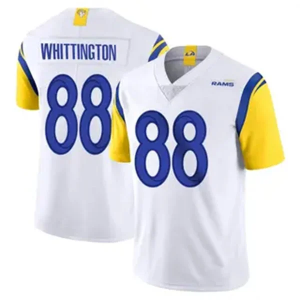 Mens Los Angeles Rams #88 Jordan Whittington Nike White Alternate Vapor F.U.S.E. Limited Jersey